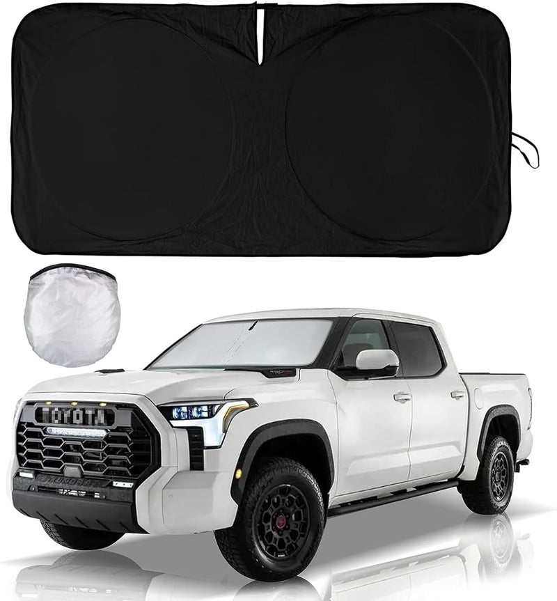 INSAUTO for Toyota Tundra Car Sun Shade Windshield for Tundra 2006 2005 2004 Window Sunshade Fit Toyota Matrix 2003-2013 Foldable Sun Visor Protector 210T Shades Block UV Ray Pickup Truck Accessories - Image 1